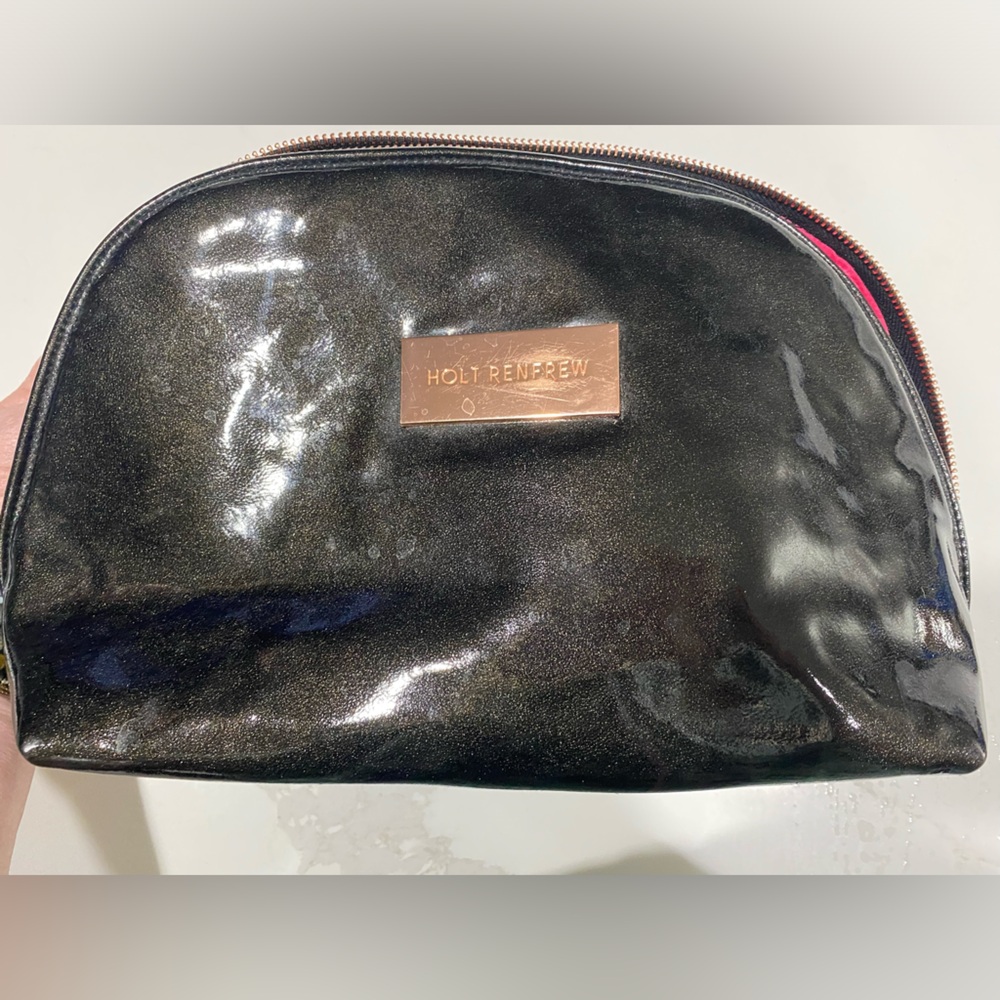 Holt Renfrew Black Cosmetic Bag